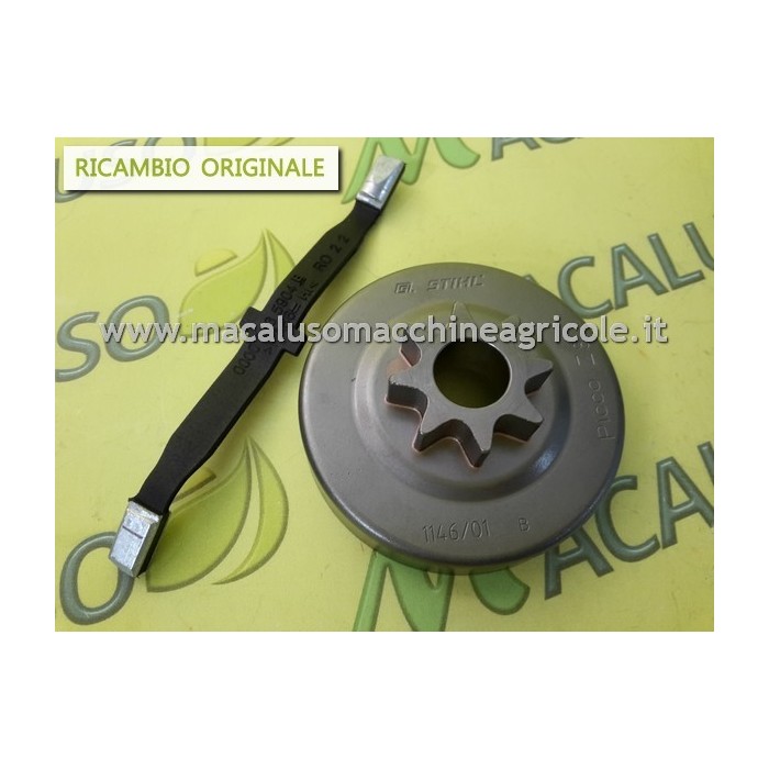 Campana frizione per motosega Stihl MS150TC passo 1/4 denti 8 art.11466402004 rocchetto catena