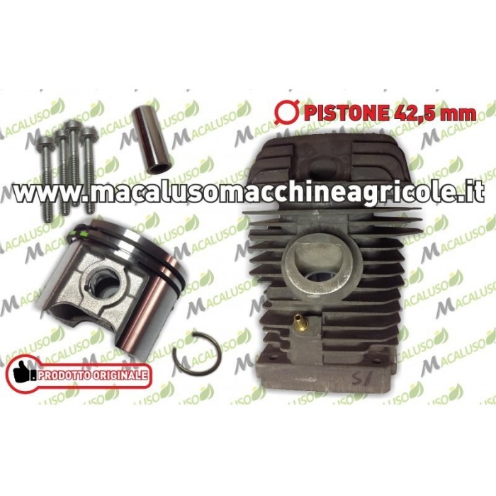 Cilindro con pistone per motosega Stihl MS250 d. 42,5 art.11230201209