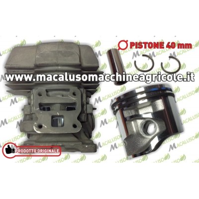 Cilindro con pistone motosega Stihl MS201T d.40 11450201200