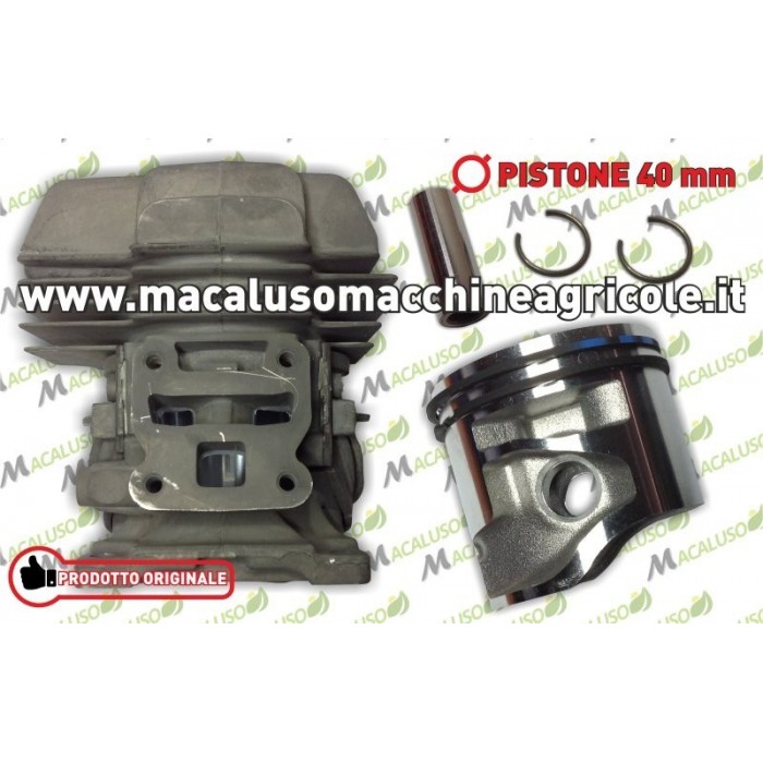 Cilindro con pistone motosega Stihl MS201T d.40 11450201200