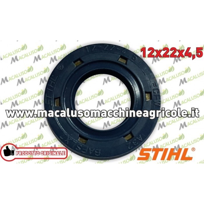 Paraolio 12x22x4,5 albero motore motosega Stihl MS192T tagliasiepi HS46 96390031205