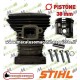 Cilindro con pistone per motosega Stihl MS181 d.38 Art.11390201203