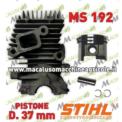Cilindro pistone motosega Stihl MS192T d 37 gruppo termico motore 11370201203 ms 192t