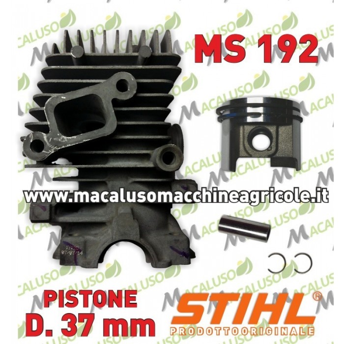 Cilindro pistone motosega Stihl MS192T d.37 gruppo termico motore 11370201203