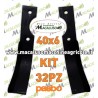 32 Zappette curva x motozappa Pasbo 40x6 zappa zappetta fresa lama kit serie