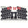 kit 32 Perno dado rondella 10x30 parzialmente filettato zappette motozappa 