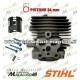 Cilindro pistone Soffiatore Aspiratore Stihl BG86 SH86 D.34 1°serie 42410201200 gruppo termico