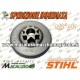Campana frizione motosega Stihl MS192T MS193T passo 1/4" 8 denti 11376402006 rocchetto