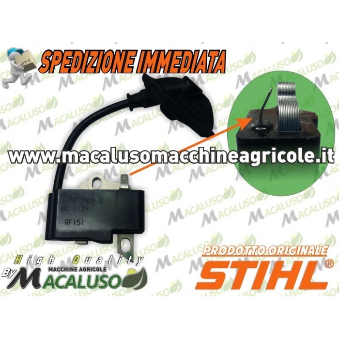 Bobina motosega Stihl MS171 MS181 MS211 11394001307 modulo accensione
