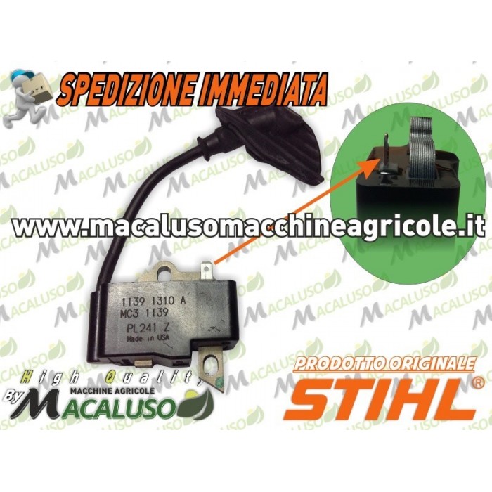 Bobina motosega Stihl MS171 MS181 MS211 11394001311 modulo accensione 