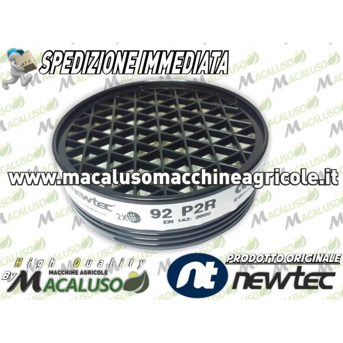 Filtro polveri fumi liquidi per maschera MASK art. 92 P2 R depuratore visiera