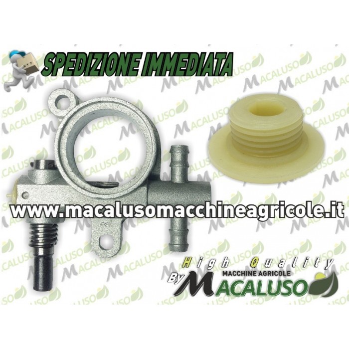 Pompa olio COMPATIBILE Motosega Zenoah G2500 G3300 G3800 Husqvarna Alpina Castor 