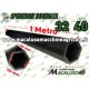 Tubo esagonale 32 int. 40 est. 1 MT. esagono fresa sottochioma motozappa Brumi 