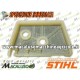 Semi filtro aria scamosciato motosega Sthil 028 11181201606