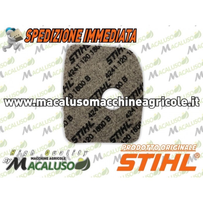 Filtro aria Stihl BG56 BG86 BR200 HS56 HS86 soffiatore 42411201800