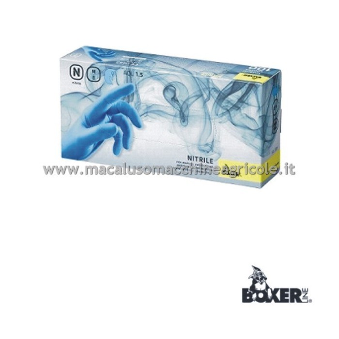 Guanti in nitrile AQL 1,5 scatola 100 paia (inserisci la misura) 