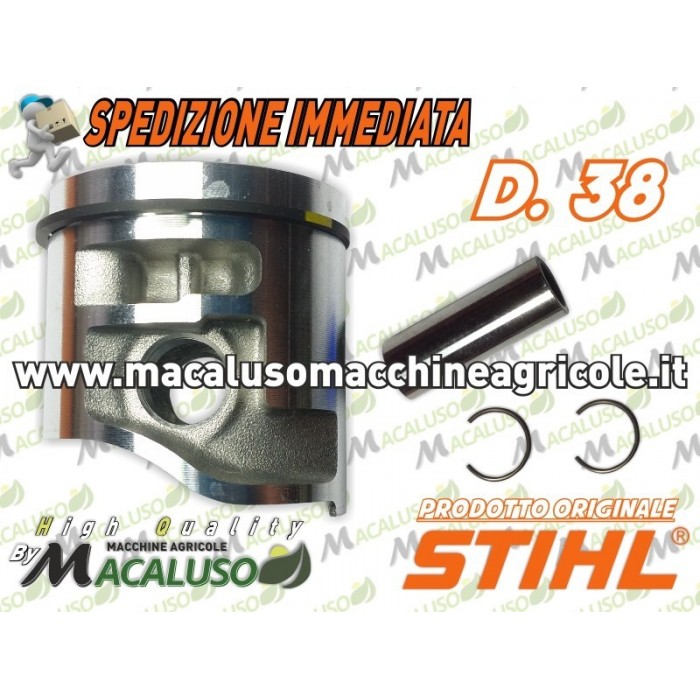 Pistone completo motosega Stihl MS171 d.38 11390302006