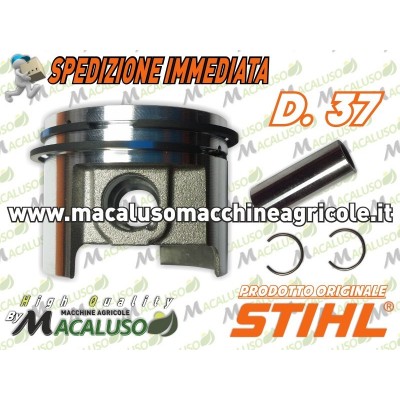 Pistone motosega Stihl MS192T d.37 completo di fasce 11370302002