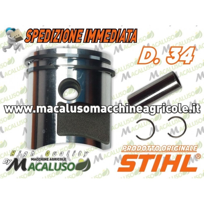 Pistone Soffiatore Aspiratore Stihl BG56 BG86 SH56 SH86 D.34 2MIX 42410302001