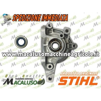 Semi carter destro motore motosega Stihl MS150TC albero alluminio 11460202902