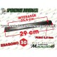 Asse esagono 30 lungo 29 cm Motozappa Pasbo G94 G84 porta fresa esagonale