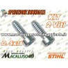2 pz vite a stella IS D 5 x 16 Stihl perno per plastica 90754784115