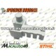 Cursore tenditore in plastica motosega Stihl 017 018 019T 021 023 11236642205