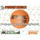 Etichetta identificativa modello Stihl 018 018C 11309671501