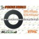 Guarnizione anello di tenuta toppo serbatoio motosega 017 018 019T decespugliatore FS44 Stihl 00003591240