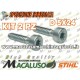 2 pz vite a stella IS D 5 x 24 Stihl perno per plastica autofilettante 90754784159