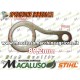 Biella tagliasiepi movimento lame Stihl HS75 HS86 scatola riduttore 42266426501