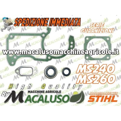Serie guarnizioni e paraoli motosega Stihl 024 026 MS240 MS260 11210071050