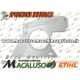 Carter copri pompa olio in plasica motosega Stihl MS230 MS250 coperchio parapolvere 11430211101