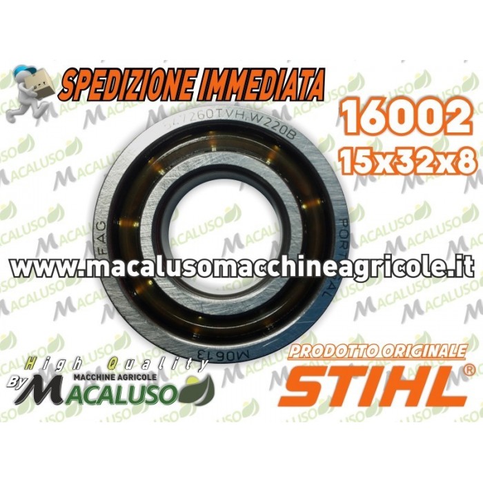 Cuscinetto 16002 albero motore motosega 024 026 MS240 MS260 Sthil 95030030320