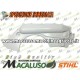 Carter copri pompa olio in plasica motosega Stihl 021 023 025 MS210 MS230 MS250 coperchio parapolvere 11230211100