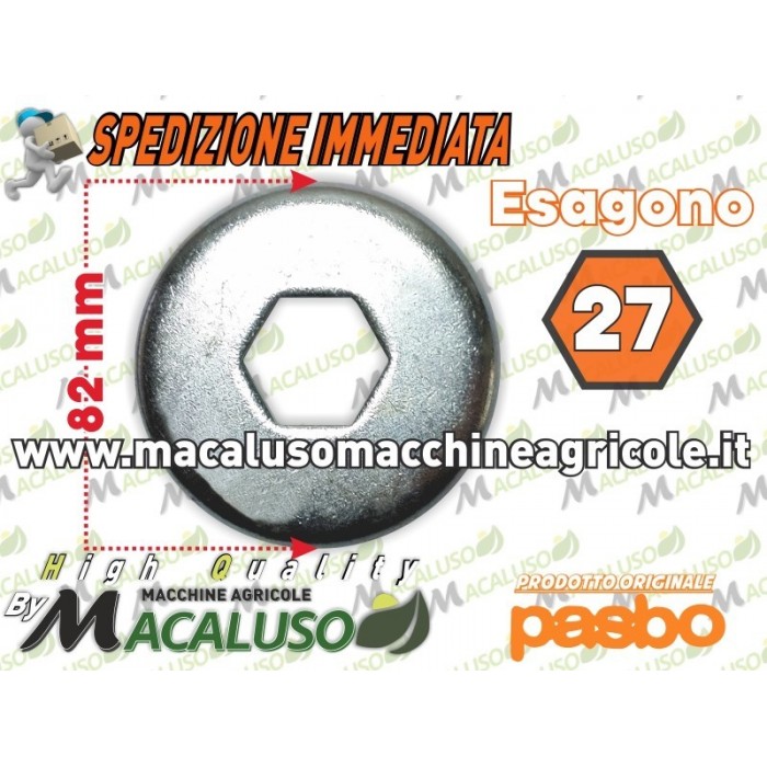 Coppetta parapolvere esagono 27 x motozappa Pasbo e simili