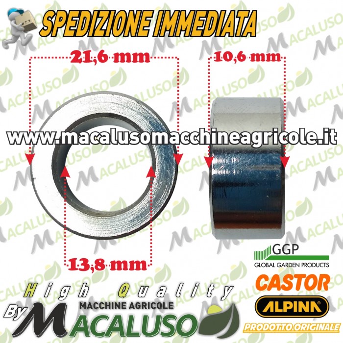 Collare ghiera testina decespugliatore Alpina Castor VIP34 VIP40 VIP42 VIP52 TURBO 34 40 42 52