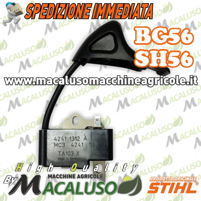 Bobina per soffiatore e aspiratore Stihl BG56 SH56 art.42414001302