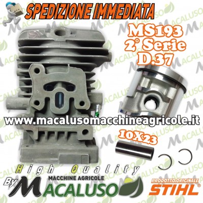 Cilindro pistone motosega Stihl MS193TC MS193T d. 37 gruppo termico 11370201207