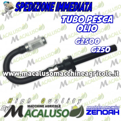 Tubo pesca olio motosega Zenoah G2500 filtro pescante komatsu 848C106731 