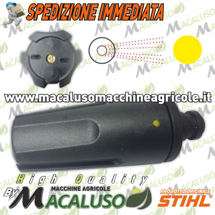 Ugello direzionale regolabile idropulitrice Stihl RE88 RE98 RE109 RE128 1 punto giallo 49005006320