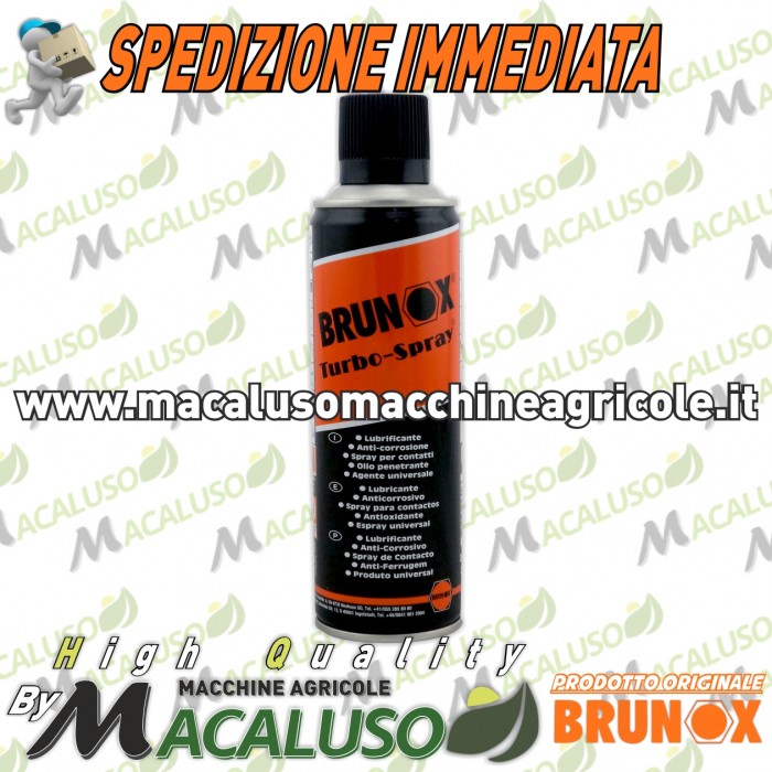 Bomboletta Brunox Turbo Spray da 300 ml BRX300 lubrificante olio