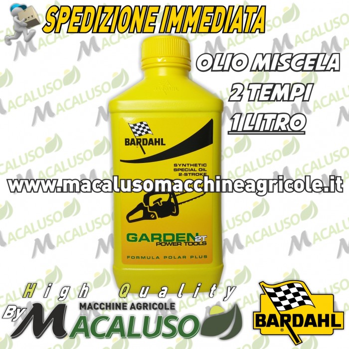 Olio miscela Bardahl Garden Power Tools da litro sintetico decespugliatore motosega