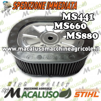 Filtro aria HD2 motosega Stihl MS441 MS460 MS660 MS880 depuratore 00001404407