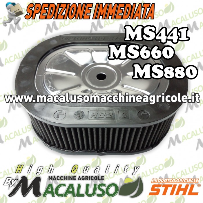 Filtro aria HD2 motosega Stihl MS441 MS460 MS660 MS880 depuratore 00001404402
