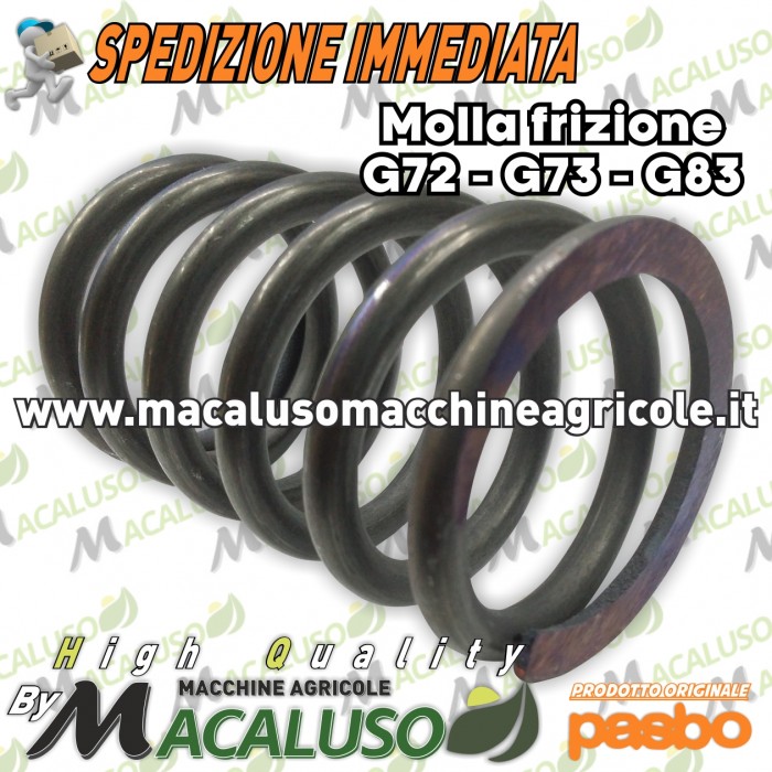 Molla frizione per motozappa Pasbo G72-G73-G83