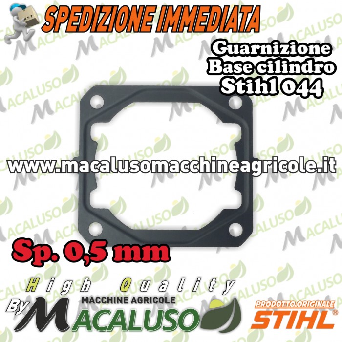 Guarnizione base cilindro 0,5 mm. motosega Stihl 044 MS440 accoppiamento gruppo termico 11280292301