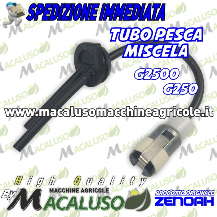 Tubo pesca miscela motosega Zenoah G2500 filtro pescante benzina komatsu 848C108533