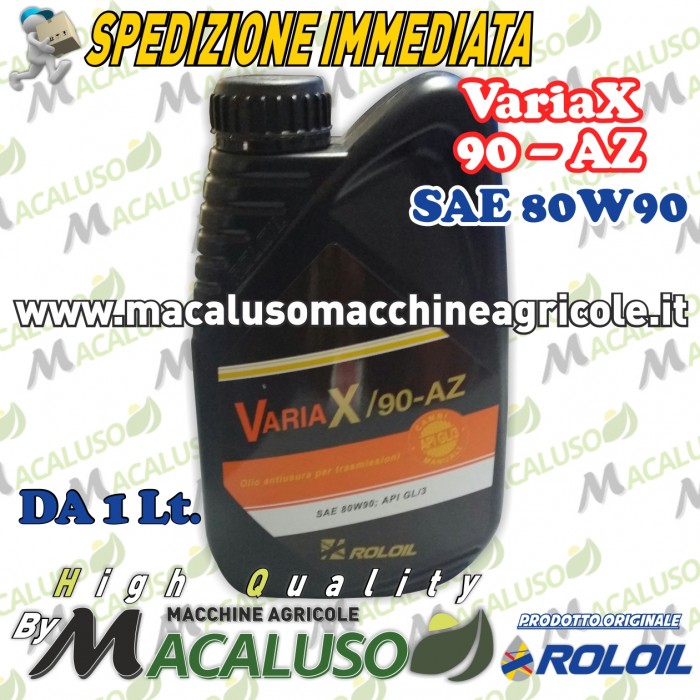 Olio per cambio e differenziali Q8 Roloil VARIAX 90AZ SAE 80W90 API GL/3