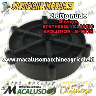 Piatto nudo senza cuscinetti abbacchiatore Oliviero Synthesis Classic Evolution E-Tech sferzatore P003-ZECS